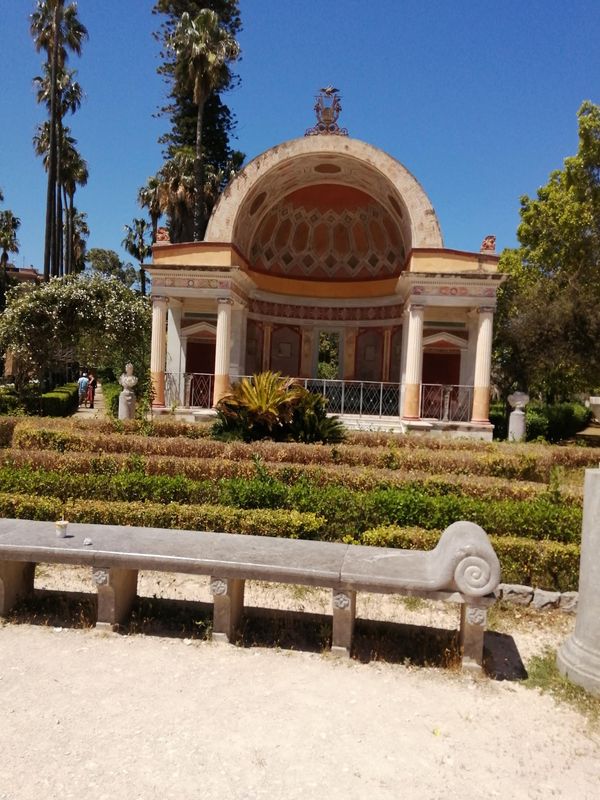 Picknick im historischen Park