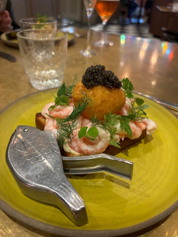 Traditionelles dänisches Smørrebrød