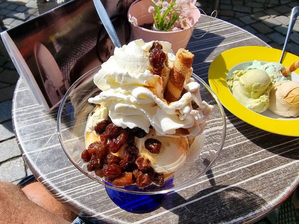 Das beste Eis der Stadt genießen