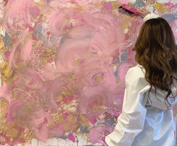 Malen mit Körpereinsatz