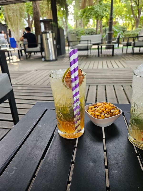 Saisonale Cocktails im Garten
