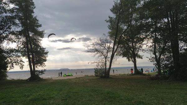 Windsurfen am malerischen Surfstrand Mardorf