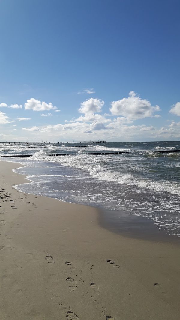 Atemberaubende Aussicht auf die Ostsee