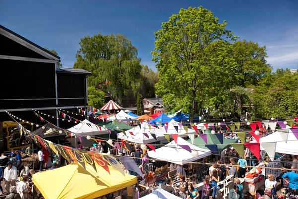 Traditioneller Lettischer Markt