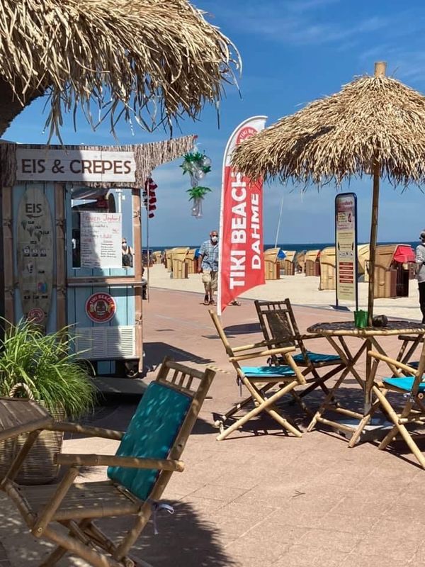 Erfrischungen direkt am Sandstrand