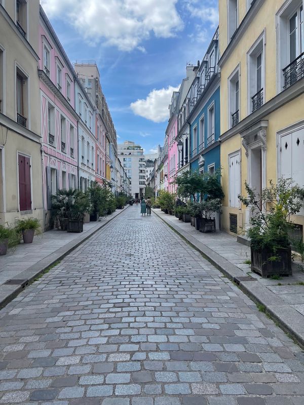 Die bunteste Straße von Paris