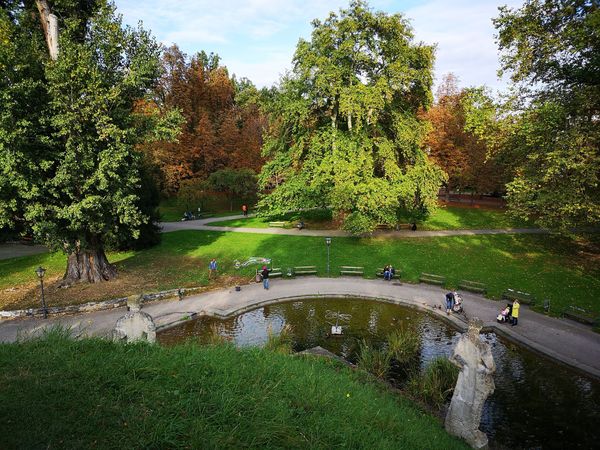 Grüne Oase inmitten der Stadt