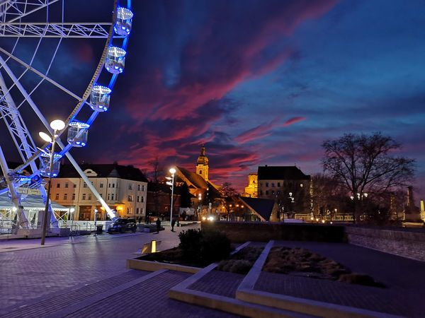 Erlebe Győr aus der Vogelperspektive im Riesenrad