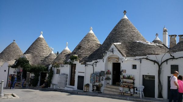 Märchenhafte Trulli-Häuser