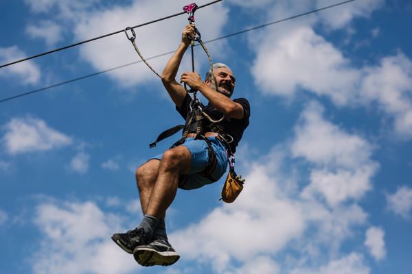 Adrenalin im Hochseilgarten