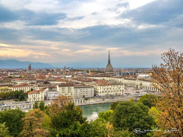 Beste Aussicht über Turin