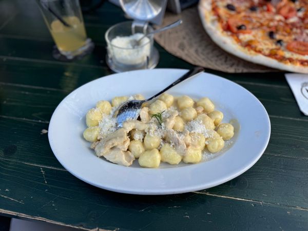 Authentische italienische Küche und Panoramablick