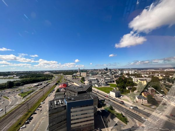 Blick über Tallinn aus 120m Höhe