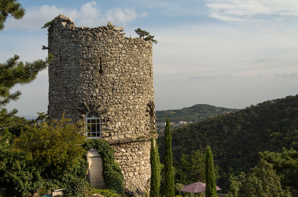 Historische Ruine mit Aussicht