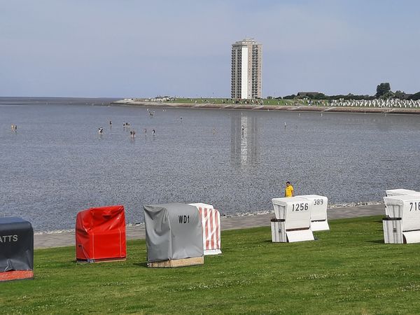 Fotogenes Wahrzeichen am Hafen