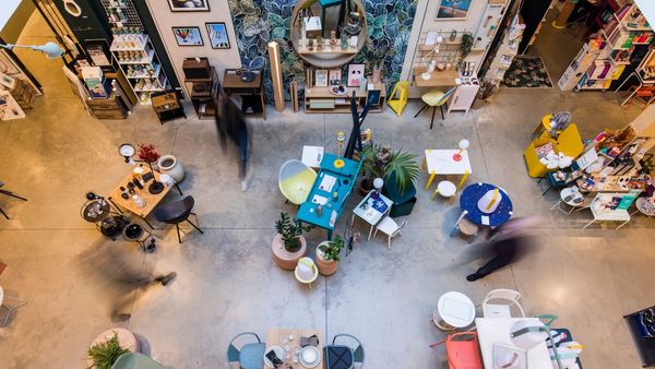 Trendiger Conceptstore trifft Café