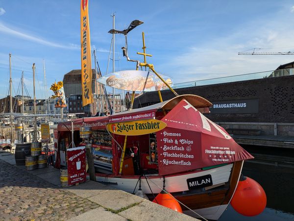 Beste Fischbrötchen am Hafen