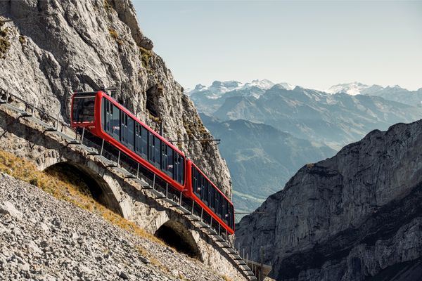 Mit der steilsten Bahn hoch hinaus