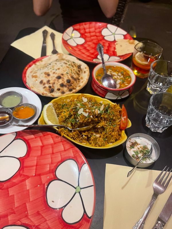 Indische Küche mit Ambiente