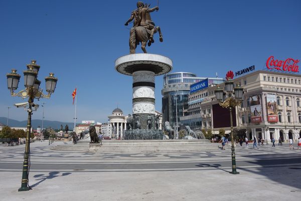 Lebendiges Zentrum Skopjes erleben