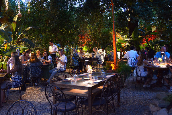 Einzigartige Cocktails in magischem Garten