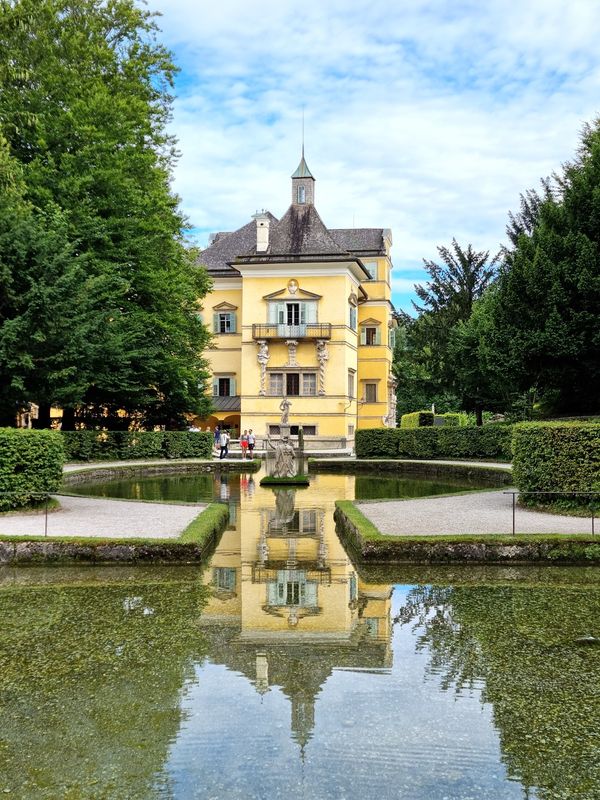 Spaßige Wasserspiele im Schloss Hellbrunn