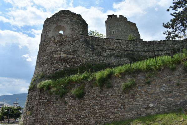 Atemberaubende Aussichten von historischer Stätte