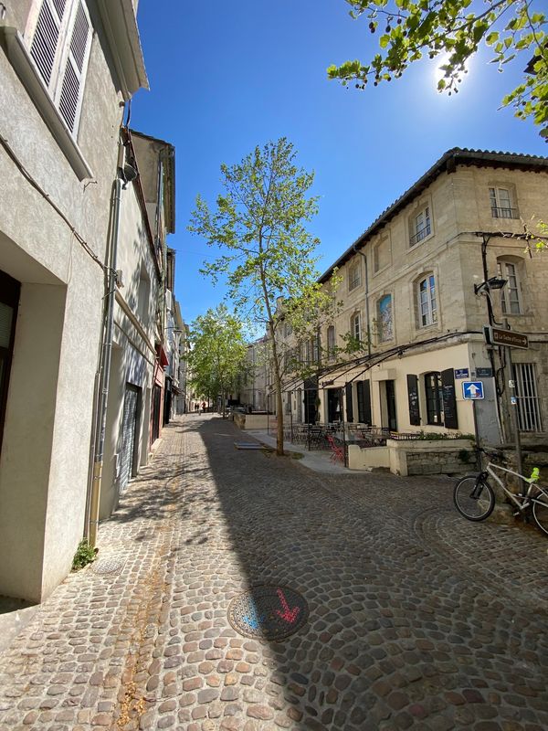 Malerische Straße mit Flair