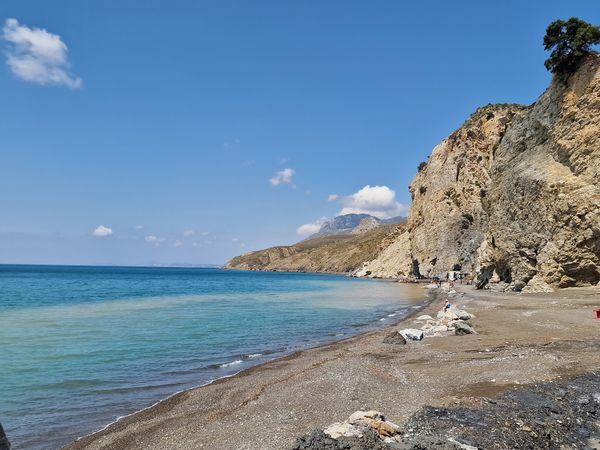 Natürliches Thermalbad am Meer