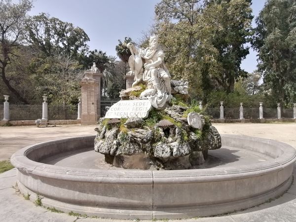 Picknick im historischen Park