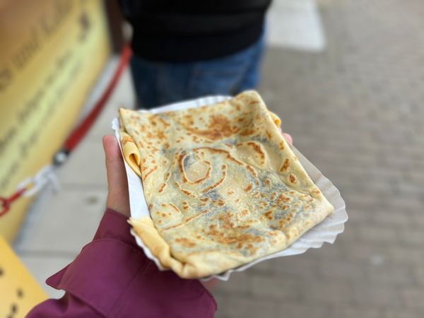 Schlemme süße und herzhafte Crêpes im Stadtzentrum