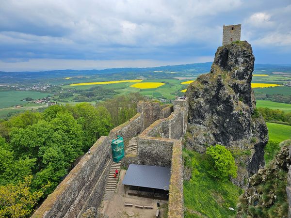 Ruinen mit atemberaubender Aussicht