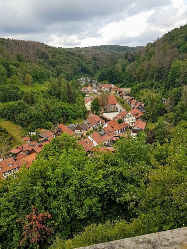 Historisches Fachwerkhaus mit regionalen Spezialitäten