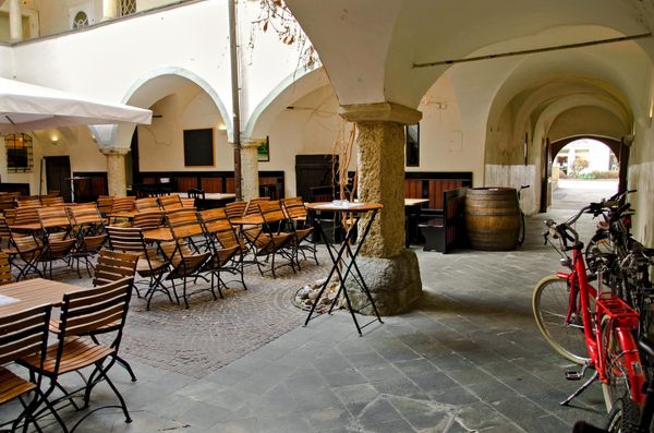 Rustikales Bierhaus mit Charme