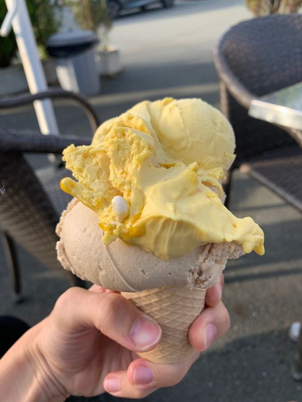 Erfrischende Eiscreme-Vielfalt