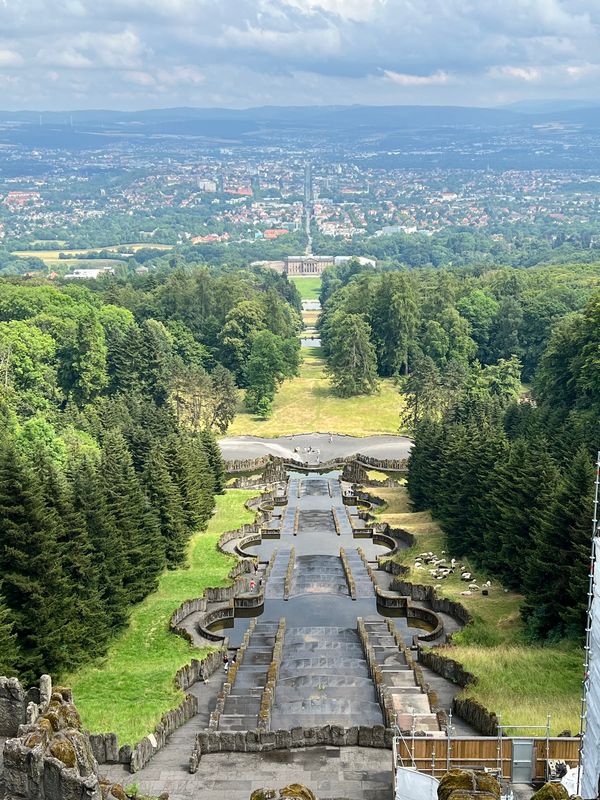 Monumentaler Blick über Kassel