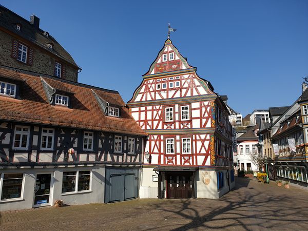 Regionale Küche in einem Renaissance-Fachwerkhaus