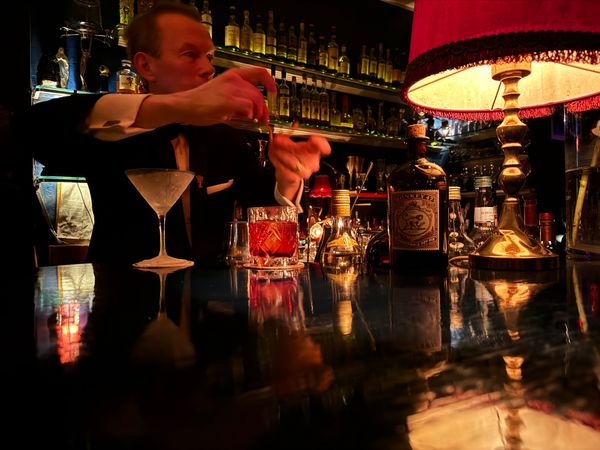 Historische Drinks ohne Schild