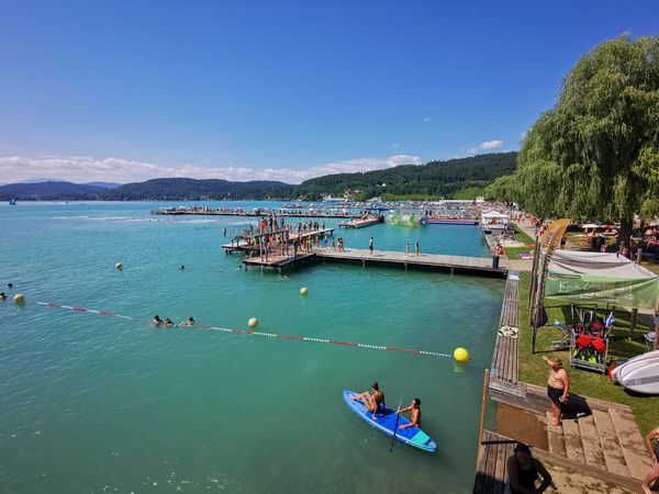 SUP und Joggen am Wörthersee