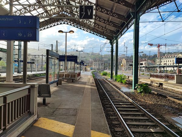 Geheimer Garten auf dem Bahnhof