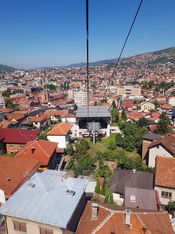 Atemberaubende Aussicht über Sarajevo