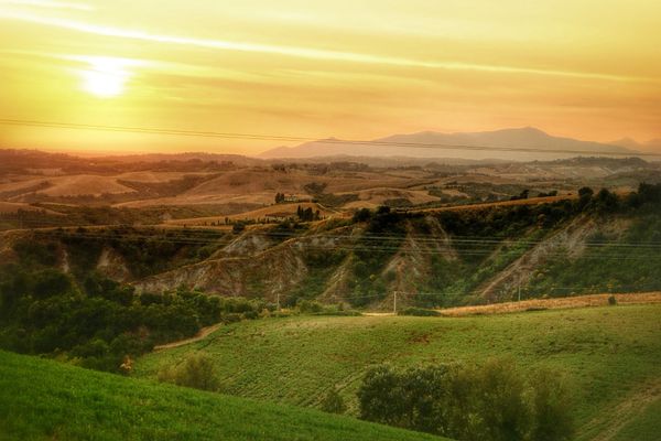 Die malerische Landschaft von Iano