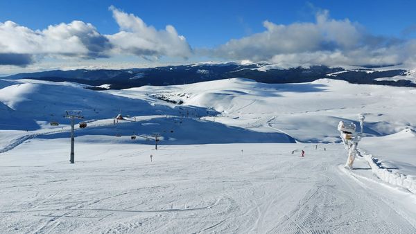 Atemberaubende Aussicht von der Gondel