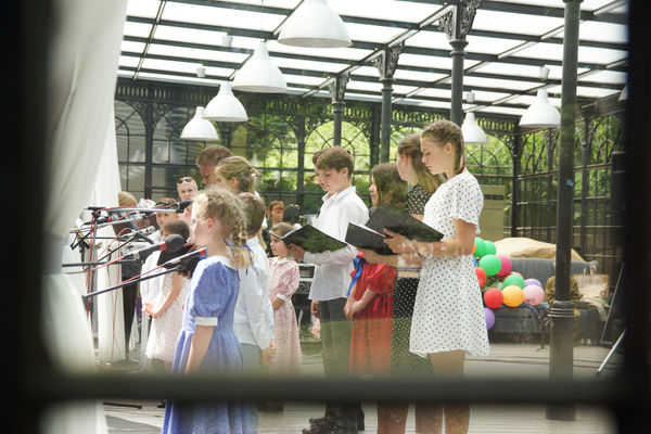 Historisches Speisen in Grün