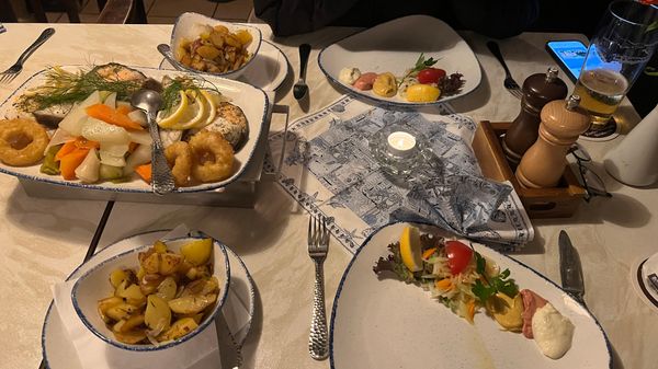 Maritimes Flair beim Essen
