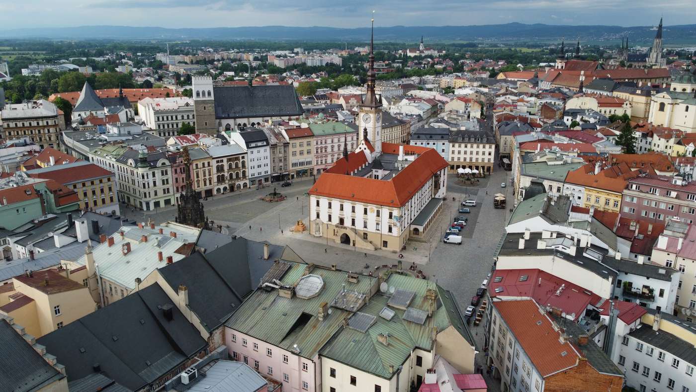 Löydä oma palasi Olomoucia.