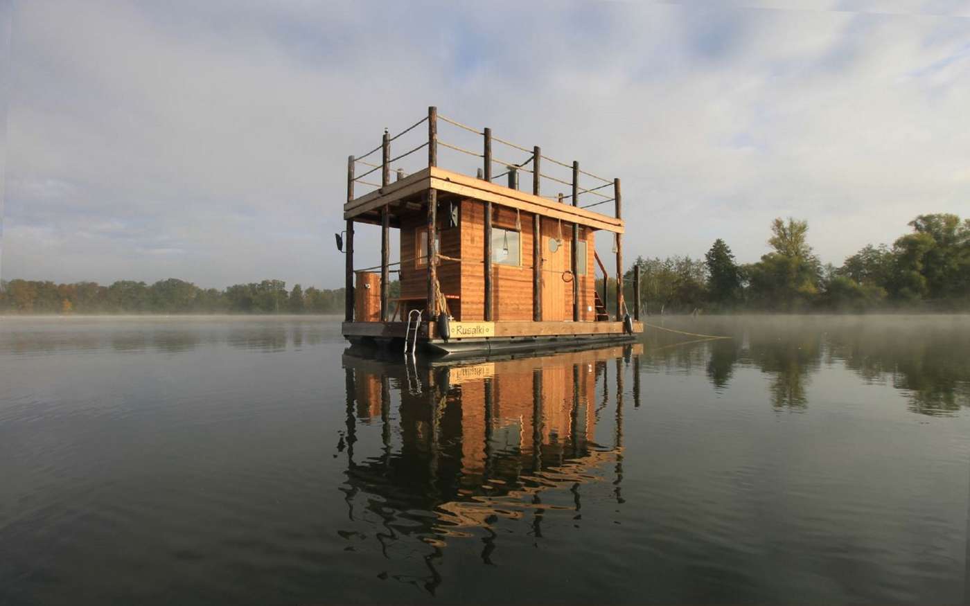 Saunieren auf dem Wasser