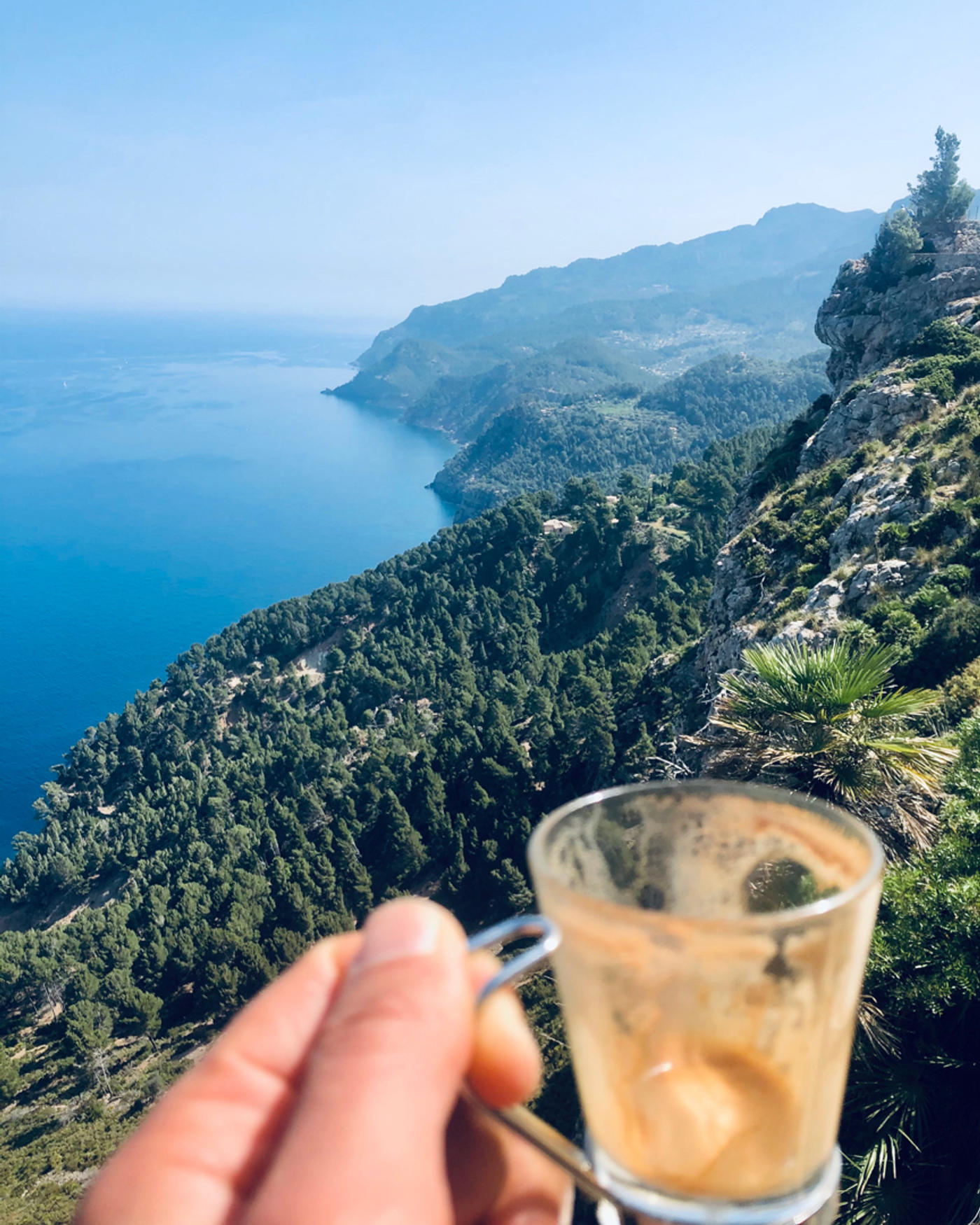 Coffee with a view @Es Grau