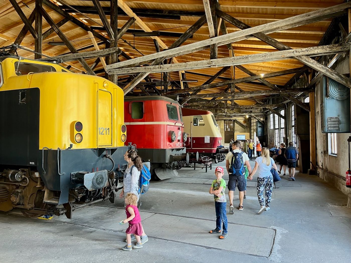 Auf Zeitreise im Bahnpark Augsburg - Loks erzählen europäische Geschichte 