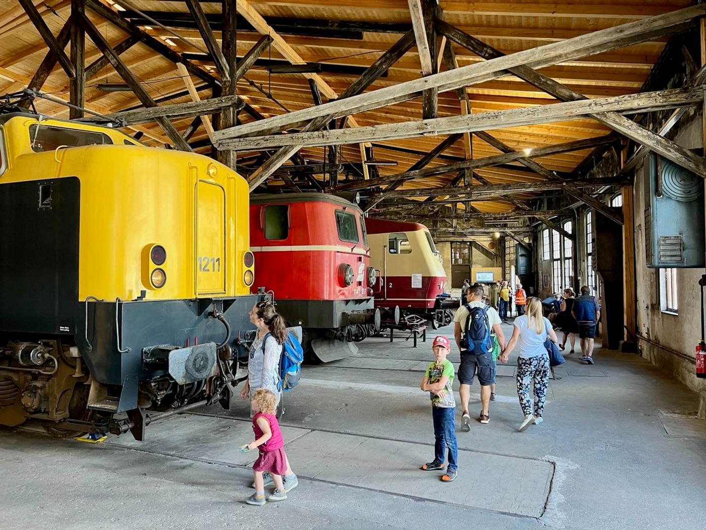 Auf Zeitreise im Bahnpark Augsburg - Loks erzählen europäische Geschichte 